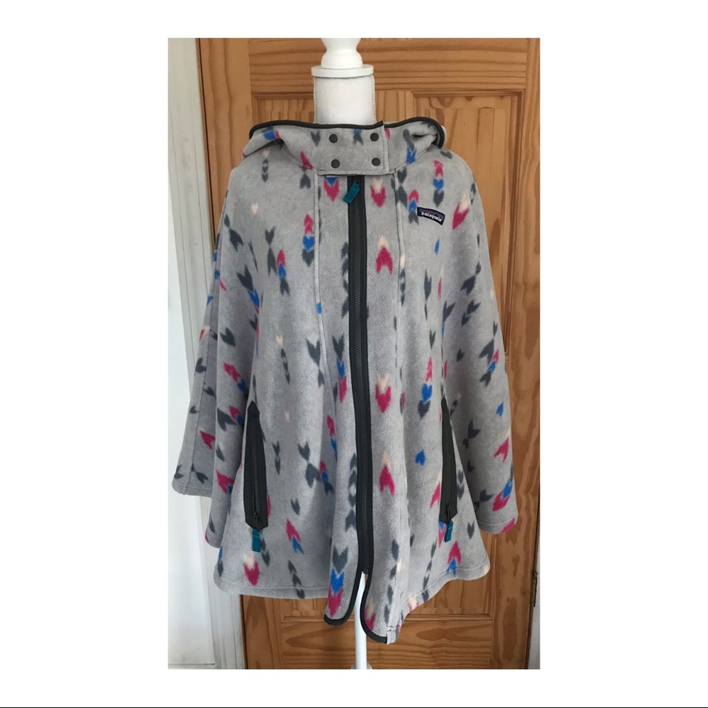 Patagonia Hooded Fleece Poncho